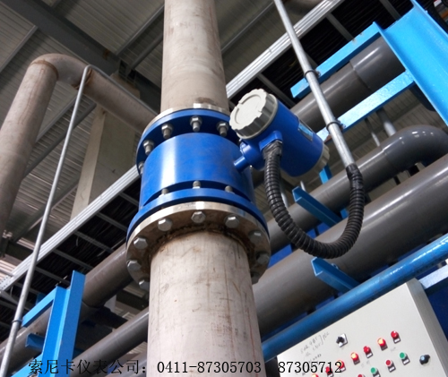 電廠電磁流量計現(xiàn)場圖
